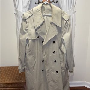 vintage tan trenchcoat